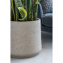 Pottery Pots Rough Patt ronde plantenbak grijs detail